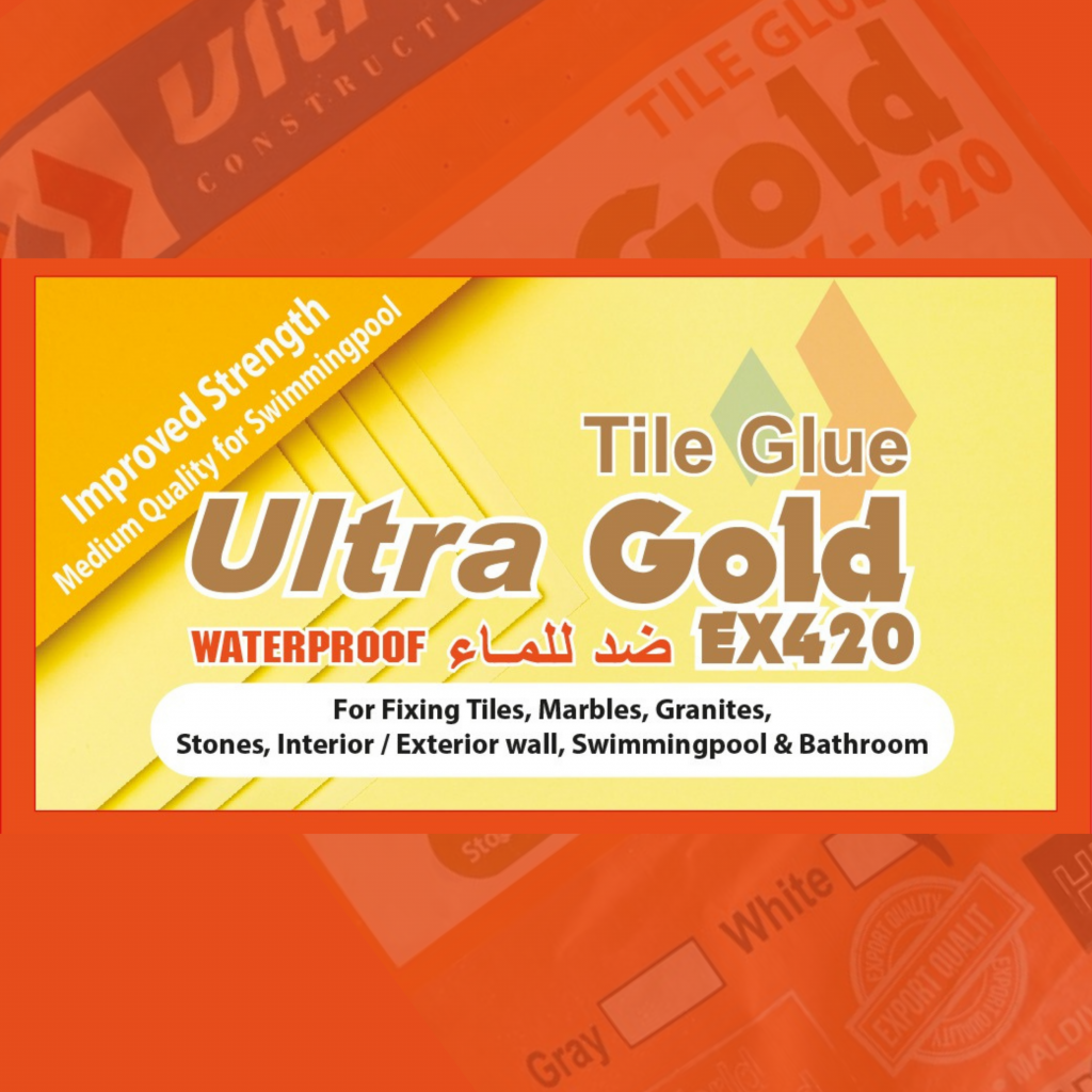 Ultra gold tile glue