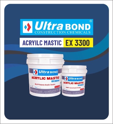 Mastic for joint wall or other construction purpose EX3350 ACRYLIC MASTIC 4KG BUCKET